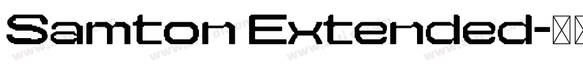 Samton Extended字体转换